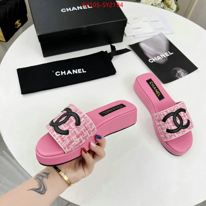 Women Shoes-Chanel 2023 replica wholesale cheap sales online ID: SY2194 $: 105USD