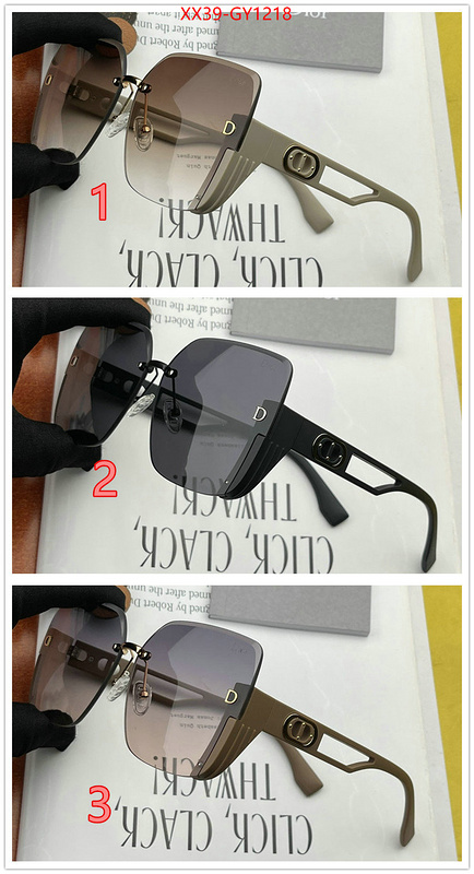 Glasses-Dior,fake designer ID: GY1218,$: 39USD