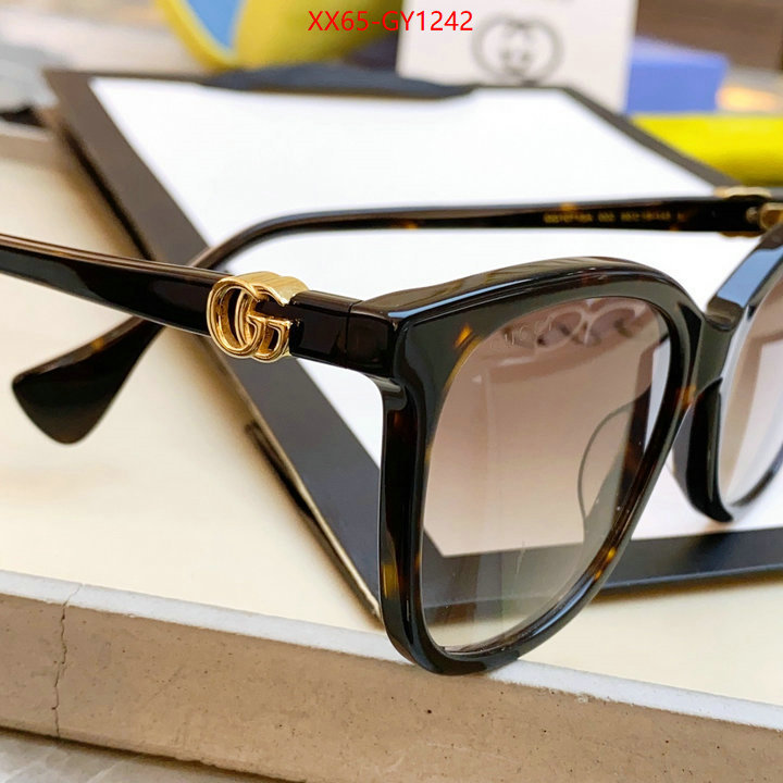 Glasses-Gucci,best quality fake ID: GY1242,$: 65USD