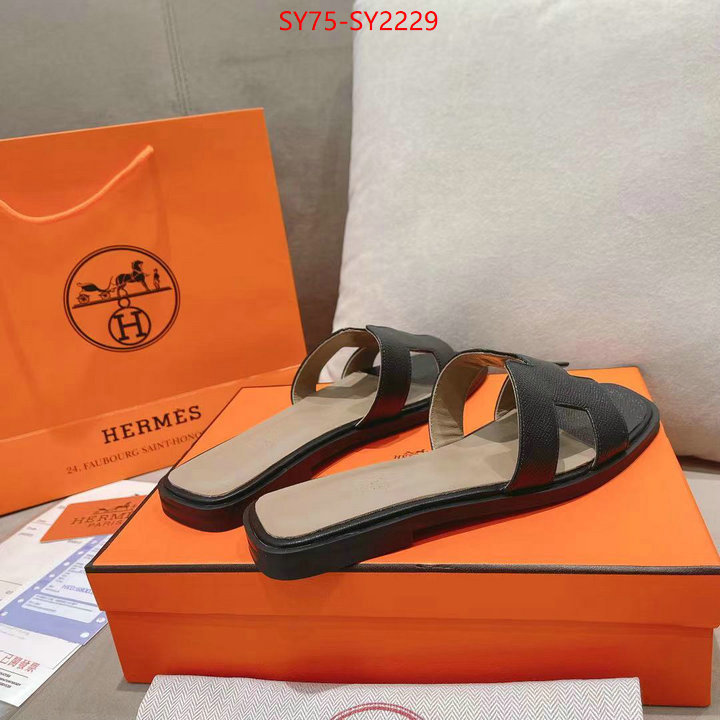 Women Shoes-Hermes best replica new style ID: SY2229 $: 75USD