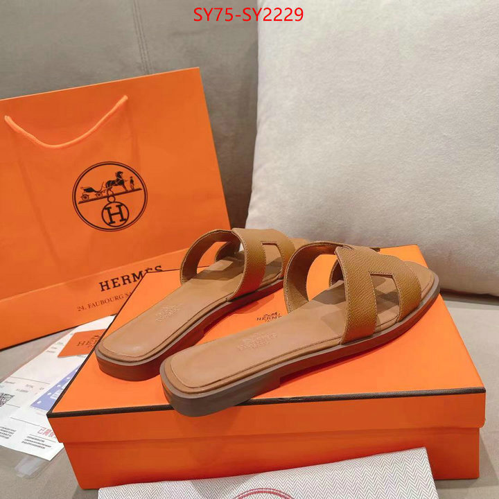 Women Shoes-Hermes best replica new style ID: SY2229 $: 75USD