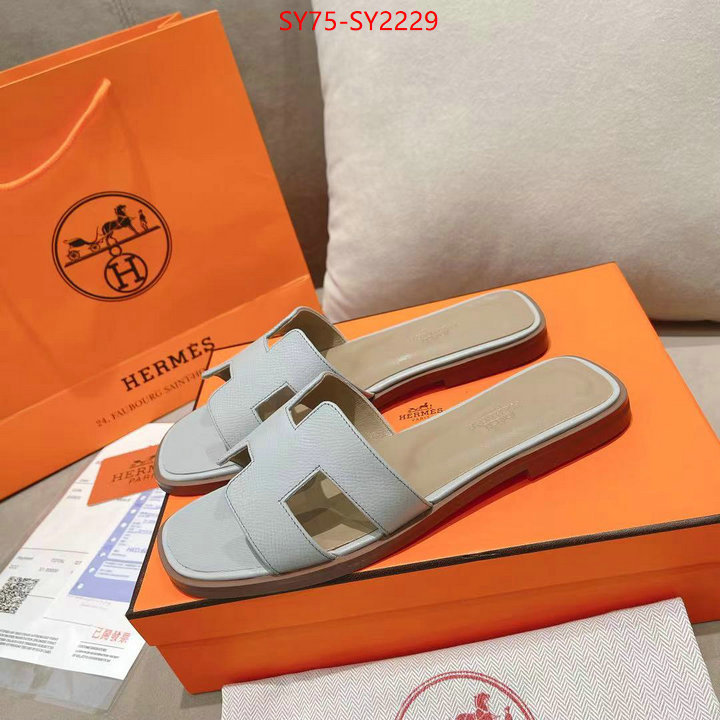 Women Shoes-Hermes best replica new style ID: SY2229 $: 75USD