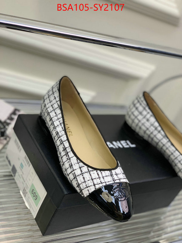 Women Shoes-Chanel best replica 1:1 ID: SY2107 $: 105USD