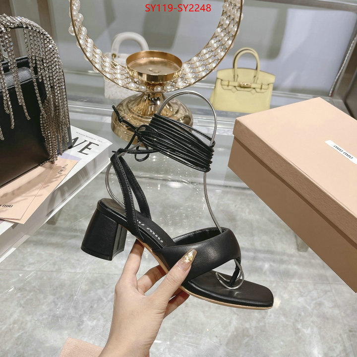 Women Shoes-Miu Miu where to buy replicas ID: SY2248 $: 119USD