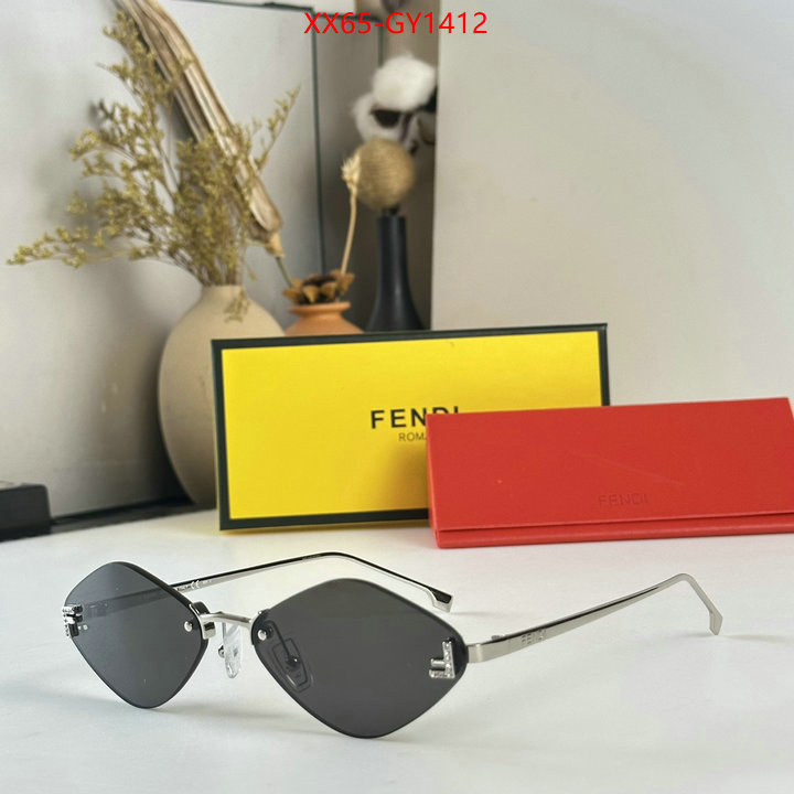 Glasses-Fendi,best quality fake ID: GY1412,$: 65USD