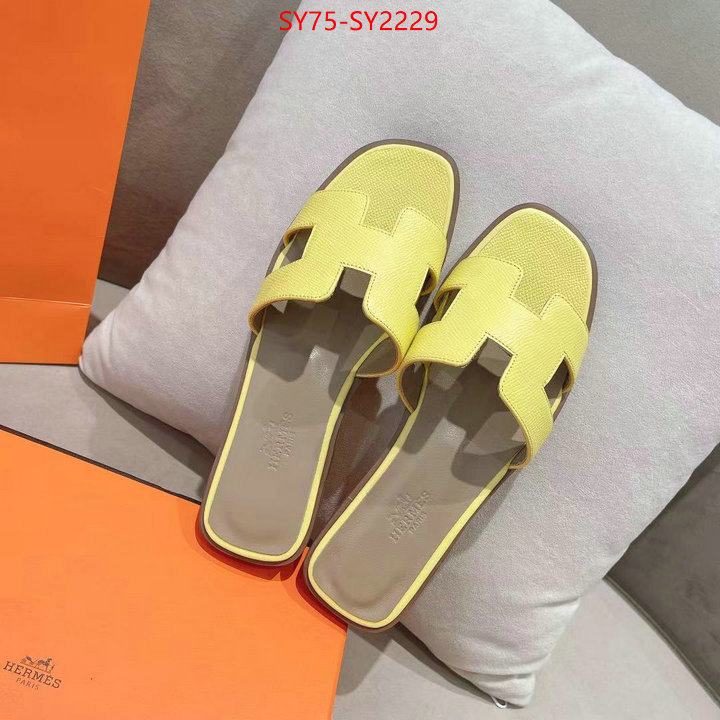 Women Shoes-Hermes best replica new style ID: SY2229 $: 75USD