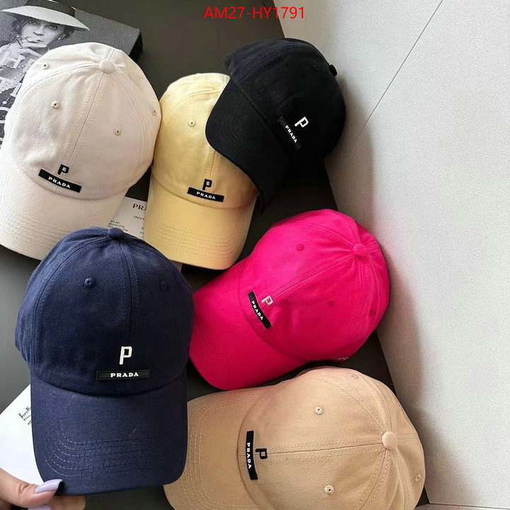 Cap(Hat)-Prada designer high replica ID: HY1791 $: 27USD