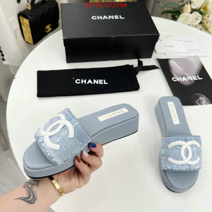 Women Shoes-Chanel 2023 replica wholesale cheap sales online ID: SY2194 $: 105USD