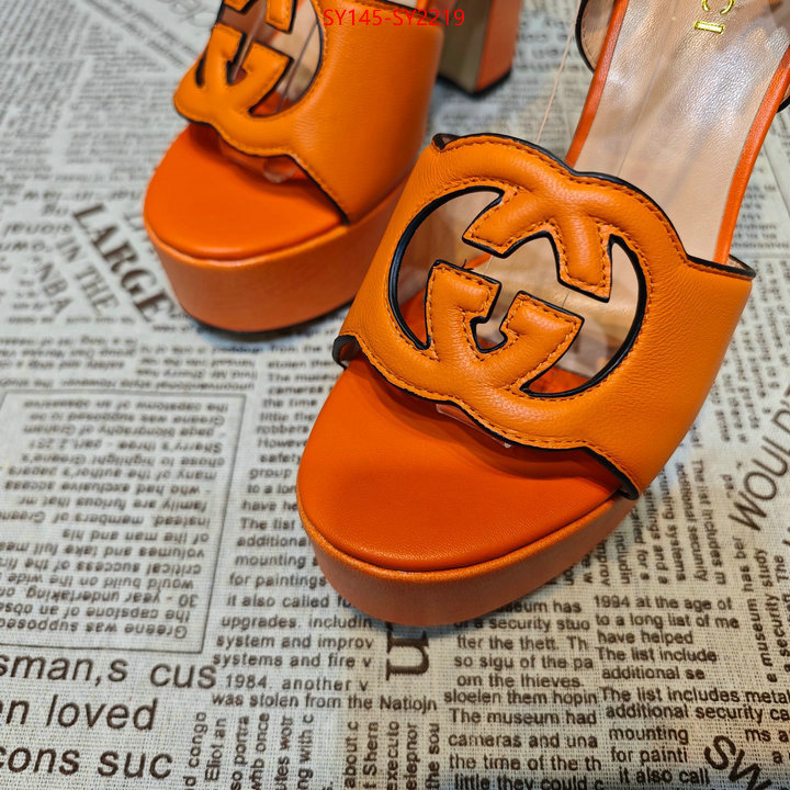 Women Shoes-Gucci best replica new style ID: SY2219 $: 145USD