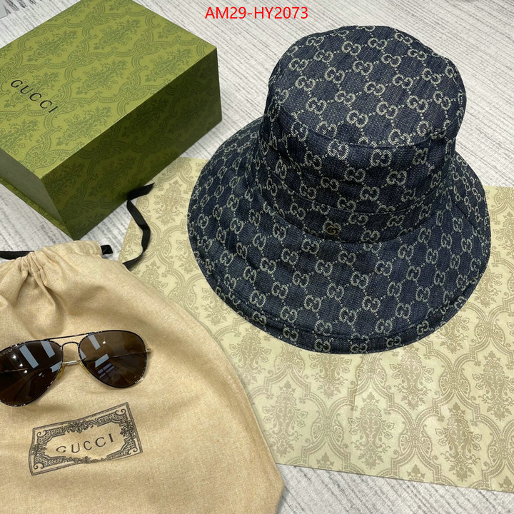 Cap(Hat)-Gucci wholesale 2023 replica ID: HY2073 $: 29USD