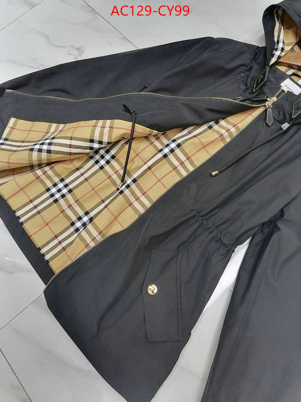 Clothing-Burberry,aaaaa+ replica designer ID: CY99,$: 129USD