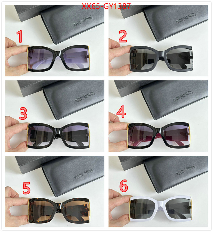 Glasses-Chanel,customize the best replica ID: GY1387,$: 65USD