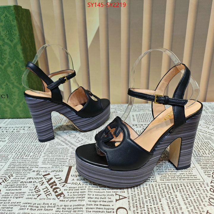 Women Shoes-Gucci best replica new style ID: SY2219 $: 145USD