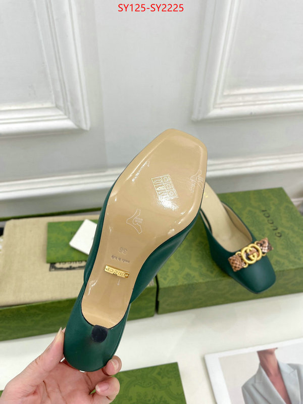 Women Shoes-Gucci buy best quality replica ID: SY2225 $: 125USD