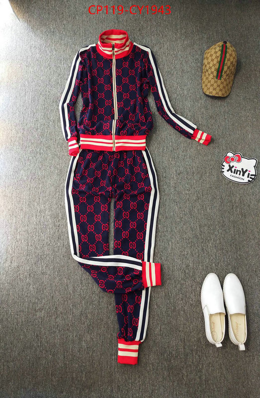 Clothing-Gucci replica 1:1 high quality ID: CY1943 $: 119USD