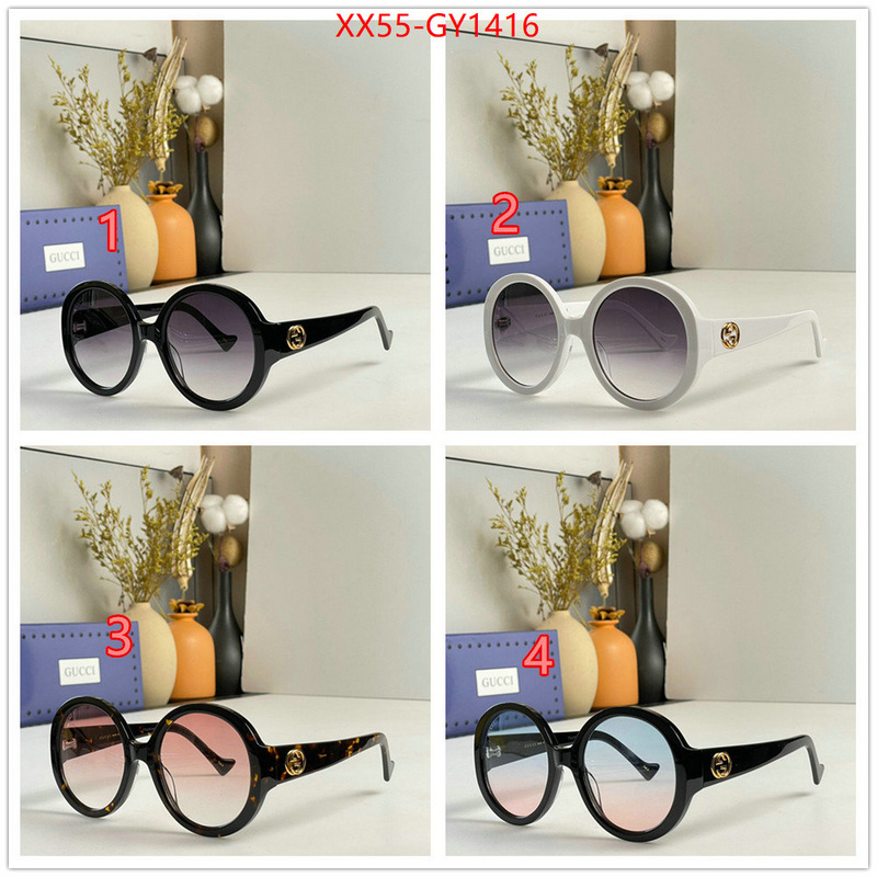 Glasses-Gucci,replica wholesale ID: GY1416,$: 55USD