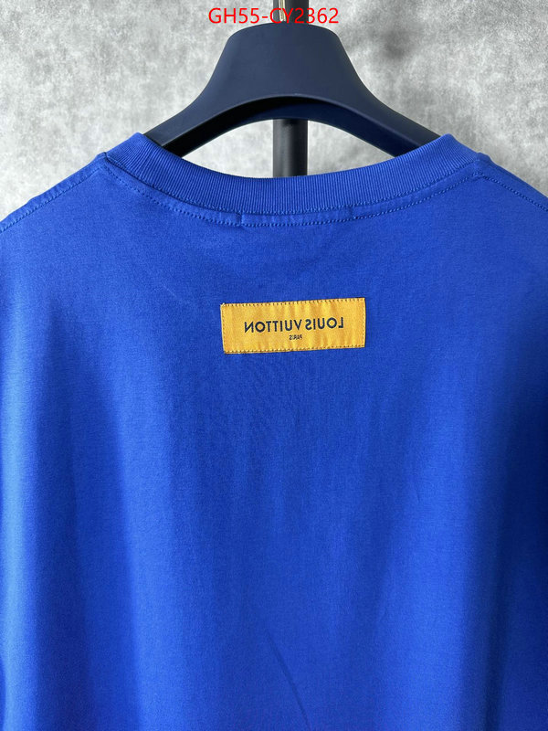 Clothing-LV top fake designer ID: CY2362 $: 55USD