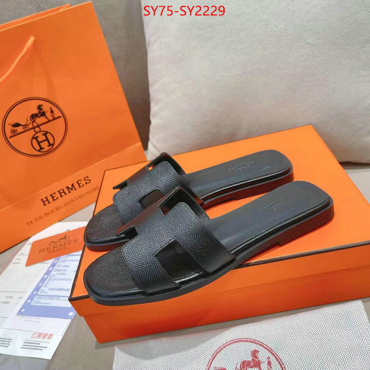 Women Shoes-Hermes best replica new style ID: SY2229 $: 75USD