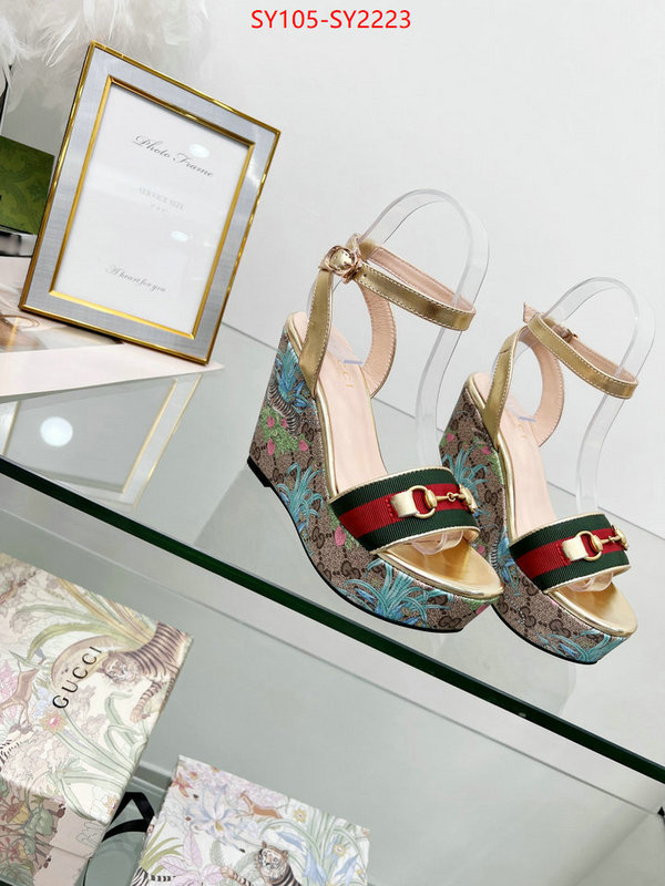 Women Shoes-Gucci where could you find a great quality designer ID: SY2223 $: 105USD