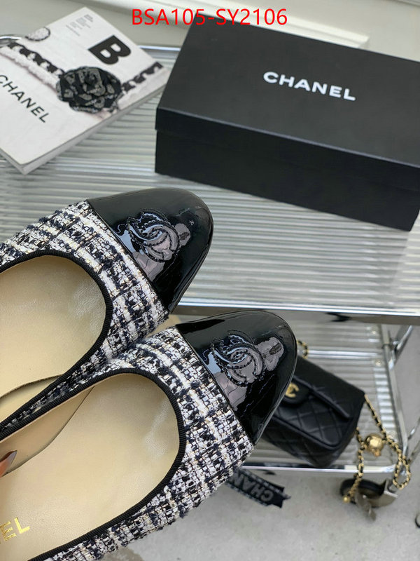 Women Shoes-Chanel aaaaa+ replica designer ID: SY2106 $: 105USD