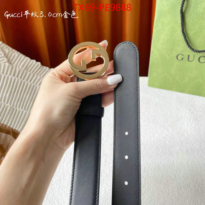 Belts-Gucci,high quality aaaaa replica ID: PE9888,$: 69USD