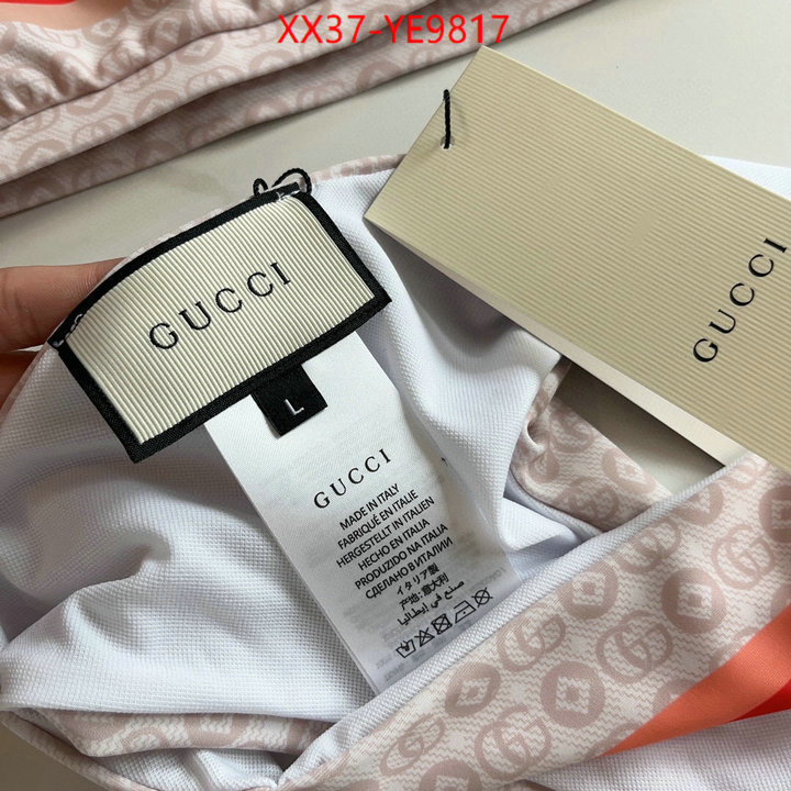 Swimsuit-GUCCI,replcia cheap from china ID: YE9817,$: 37USD