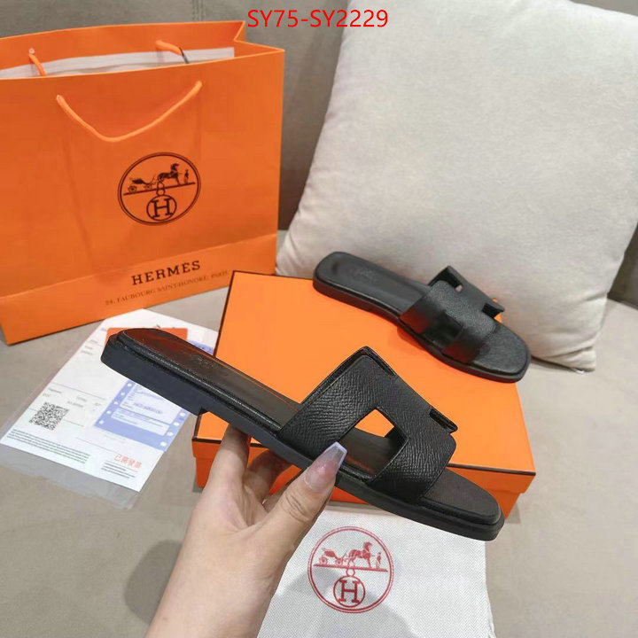 Women Shoes-Hermes best replica new style ID: SY2229 $: 75USD