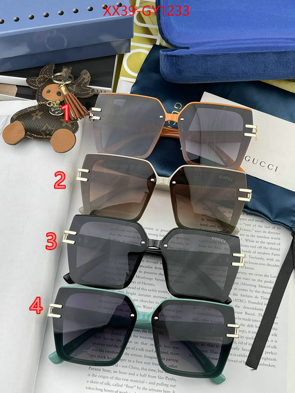 Glasses-Gucci,can you buy knockoff ID: GY1233,$: 39USD
