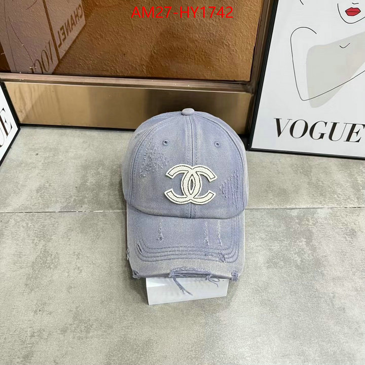 Cap (Hat)-Chanel top 1:1 replica ID: HY1742 $: 27USD
