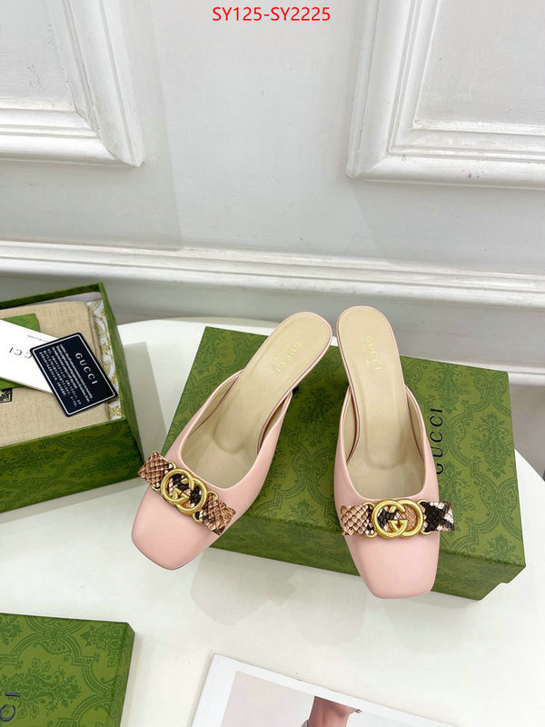 Women Shoes-Gucci buy best quality replica ID: SY2225 $: 125USD
