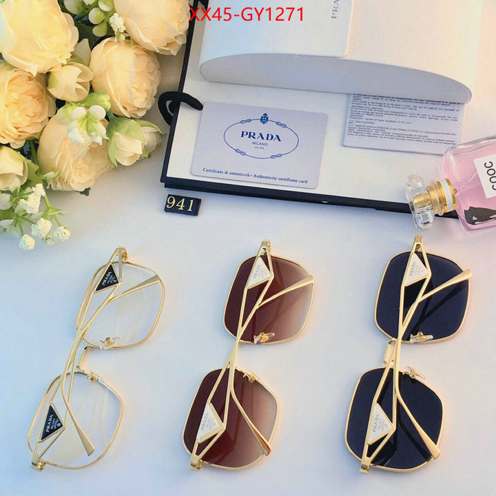 Glasses-Prada,customize the best replica ID: GY1271,$: 45USD