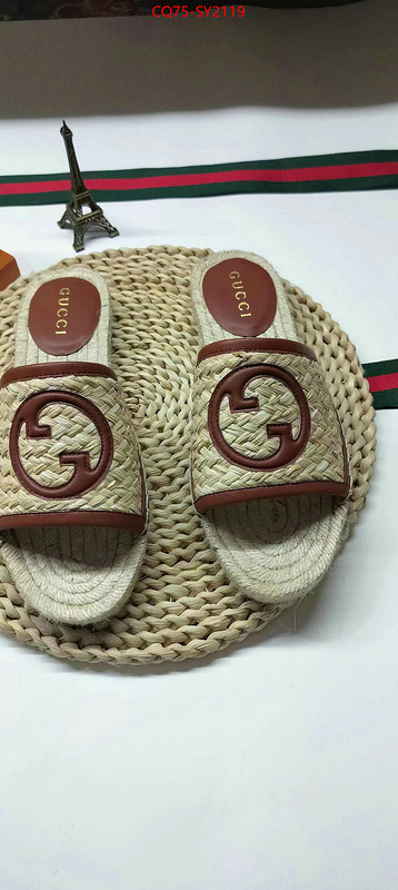 Women Shoes-Gucci how to start selling replica ID: SY2119 $: 75USD