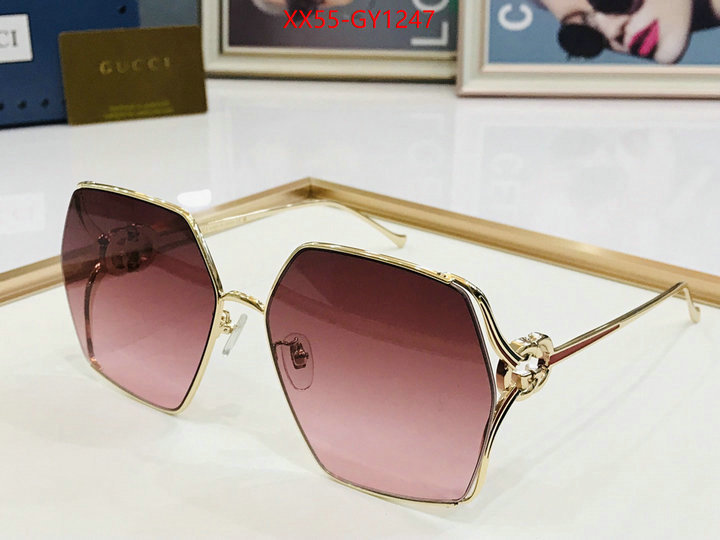 Glasses-Gucci,how to find replica shop ID: GY1247,$: 55USD