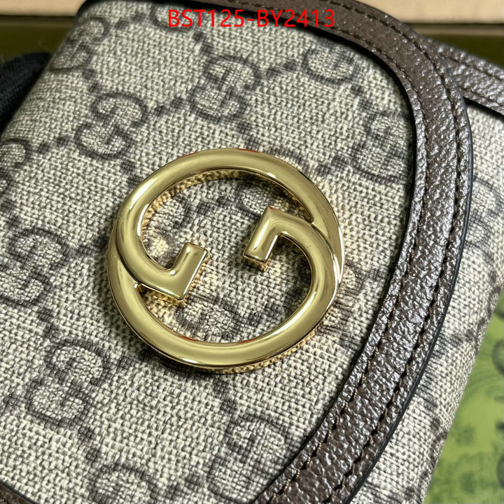 Gucci Bags(TOP)-Diagonal- customize best quality replica ID: BY2413 $: 125USD