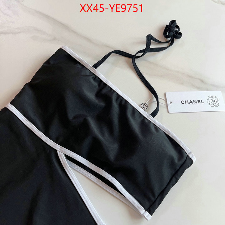 Swimsuit-Chanel,where to buy fakes ID: YE9751,$: 45USD