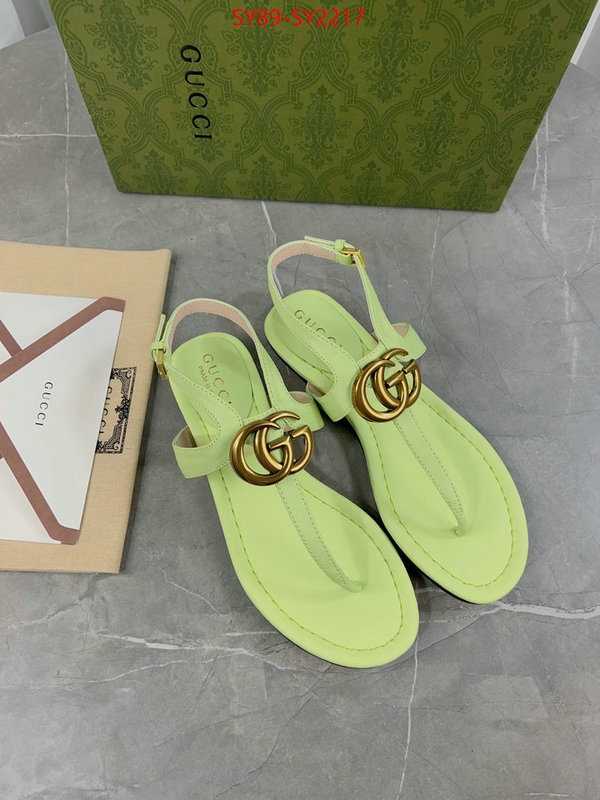 Women Shoes-Gucci designer replica ID: SY2217 $: 89USD