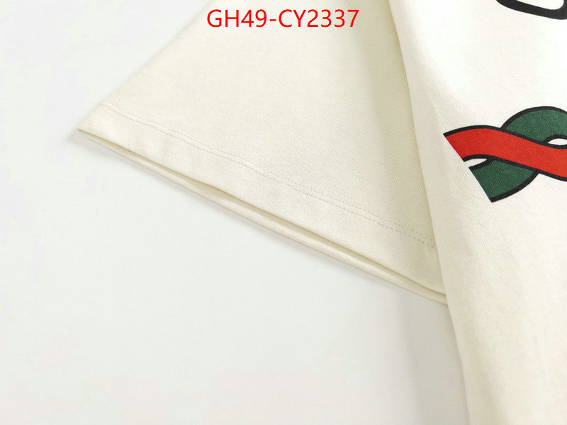 Clothing-Gucci exclusive cheap ID: CY2337 $: 49USD