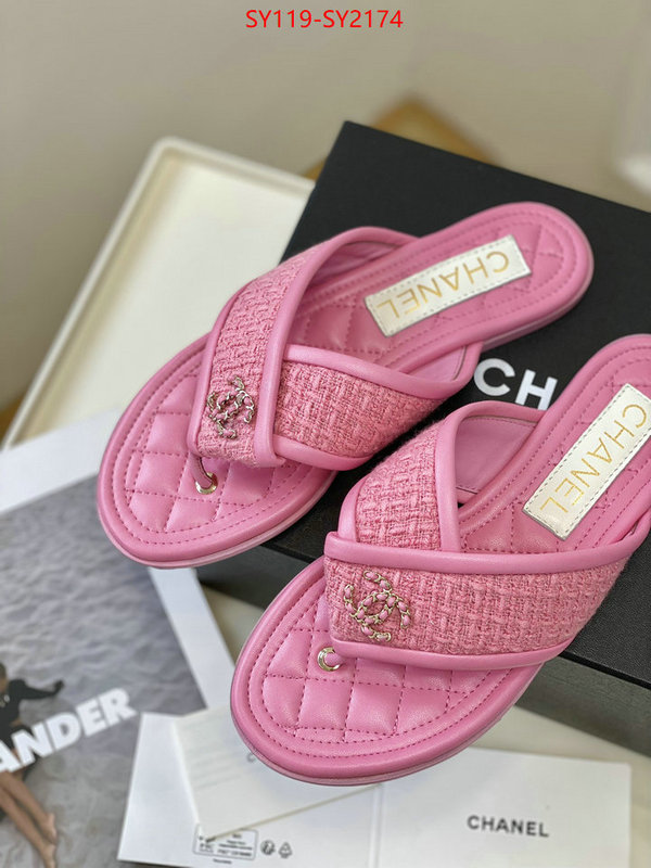 Women Shoes-Chanel aaaaa+ class replica ID: SY2174 $: 119USD