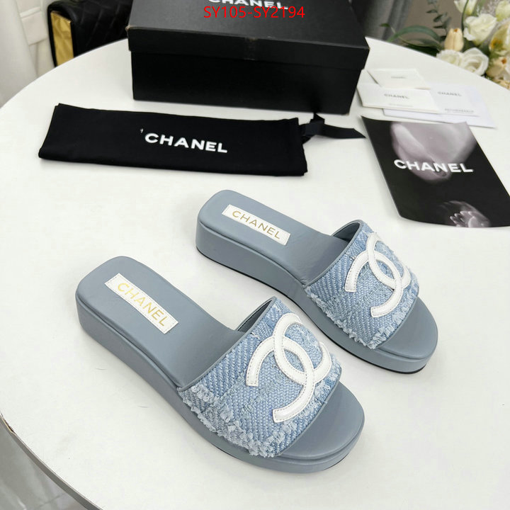 Women Shoes-Chanel 2023 replica wholesale cheap sales online ID: SY2194 $: 105USD