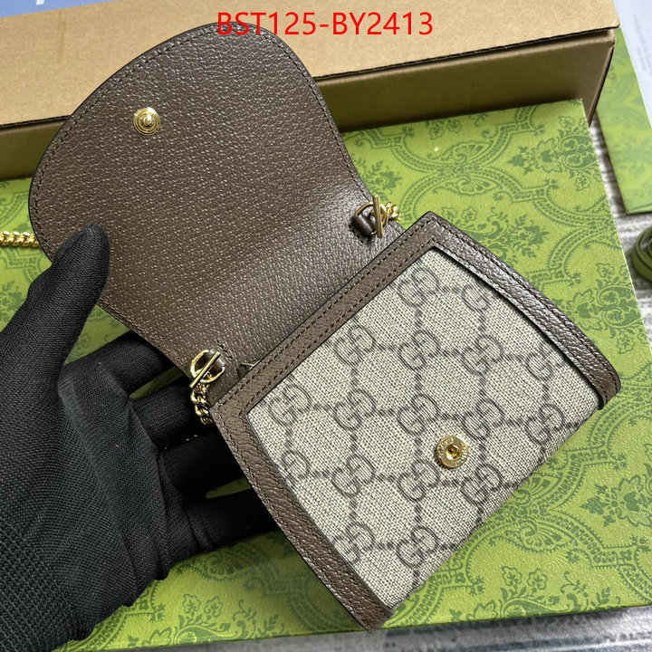 Gucci Bags(TOP)-Diagonal- customize best quality replica ID: BY2413 $: 125USD