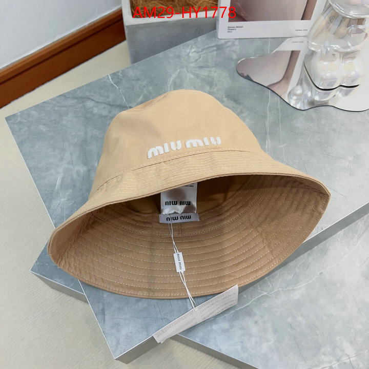 Cap(Hat)-Miu Miu shop now ID: HY1778 $: 29USD