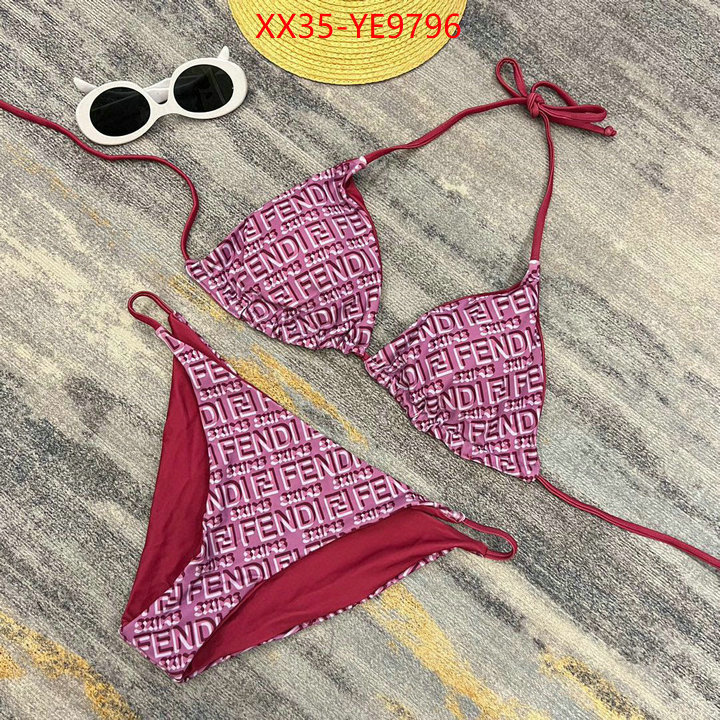 Swimsuit-Fendi,designer replica ID: YE9796,$: 35USD