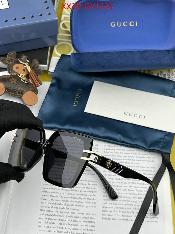 Glasses-Gucci,can you buy knockoff ID: GY1233,$: 39USD
