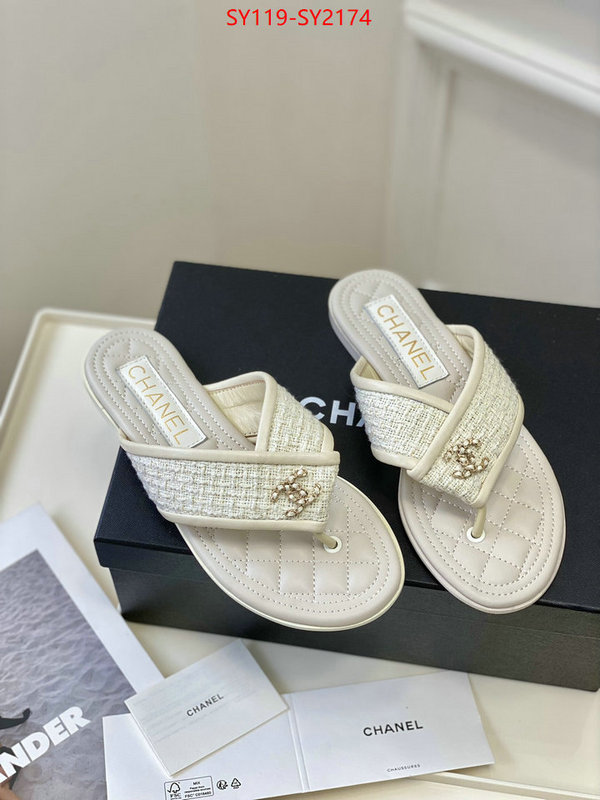 Women Shoes-Chanel aaaaa+ class replica ID: SY2174 $: 119USD