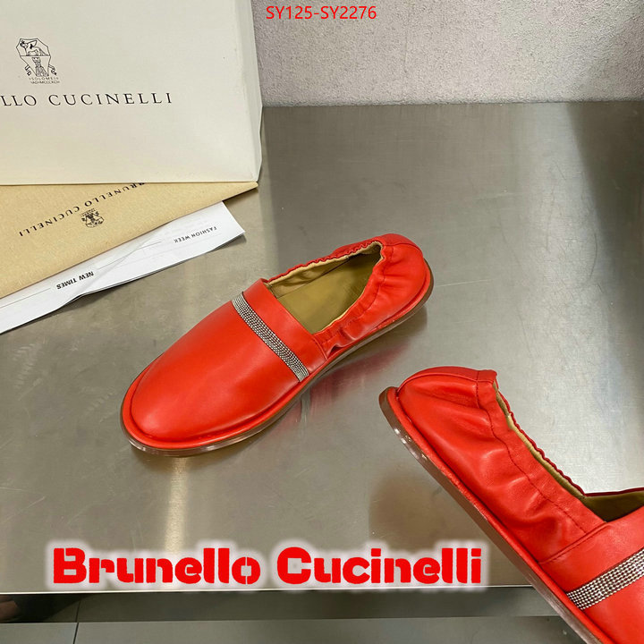 Women Shoes-Brunello cucinelli customize the best replica ID: SY2276 $: 125USD