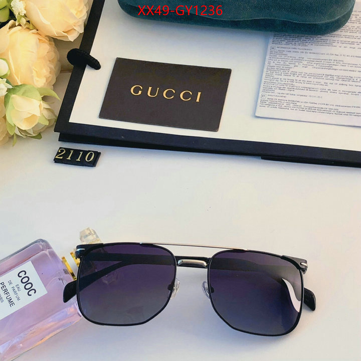 Glasses-Gucci,from china 2023 ID: GY1236,$: 49USD