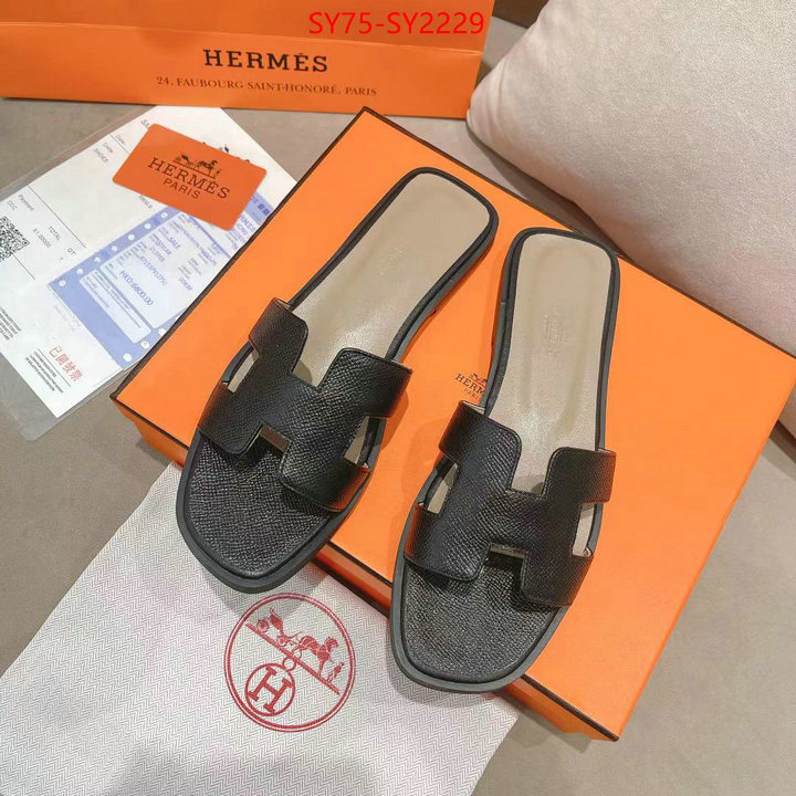 Women Shoes-Hermes best replica new style ID: SY2229 $: 75USD