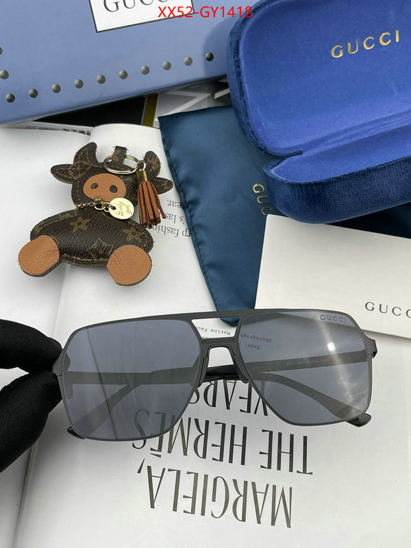 Glasses-Gucci,can you buy replica ID: GY1418,$: 52USD