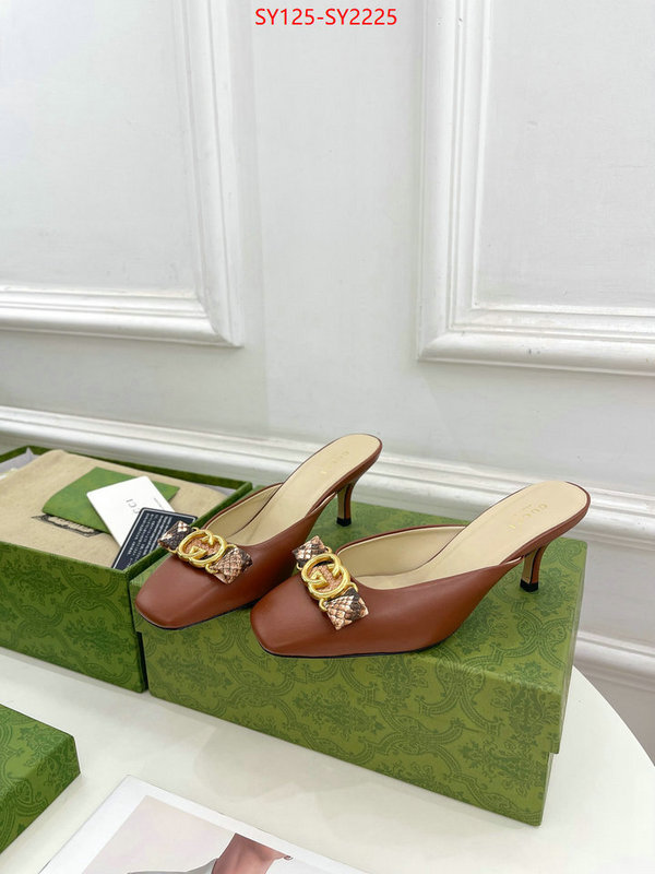 Women Shoes-Gucci buy best quality replica ID: SY2225 $: 125USD