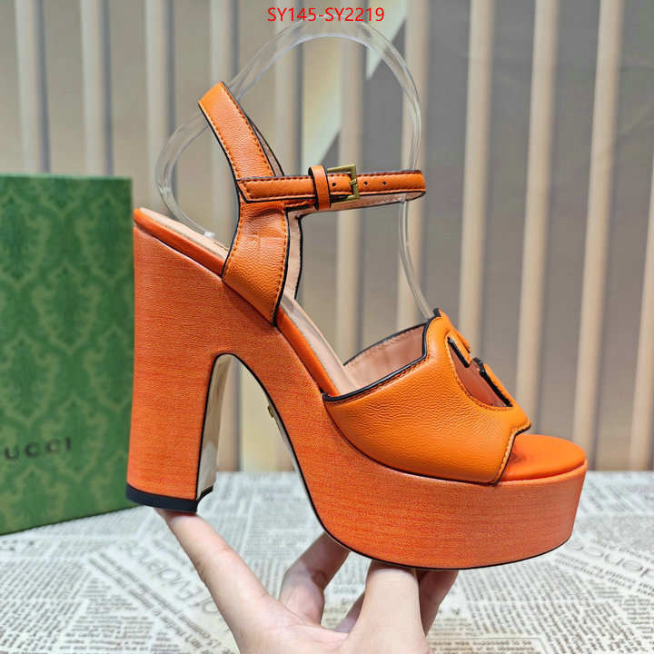 Women Shoes-Gucci best replica new style ID: SY2219 $: 145USD